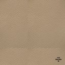 Ver imagem 2 de Puff Decorativo Redondo Pés Metal Couro Natural Bege - Scala Decor