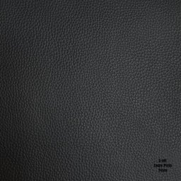 Puff Decorativo Redondo Pés Metal Couro Natural Preto - Scala Decor - 2