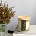 Ver imagem 5 de Vela Aromática Copo de Vidro Cereja e Avelã 180g Cera de Coco