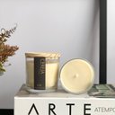 Ver imagem 2 de Vela Aromática Copo de Vidro Cereja e Avelã 180g Cera de Coco