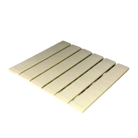 Estrado Tapete antiderrapante para banheiro marfim