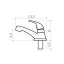 Ver imagem 4 de Torneira de Lavatório Cromada Luxo Monocomando Civitt