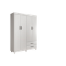 Guarda-Roupa Roupeiro Milão 4 Portas Branco - 1