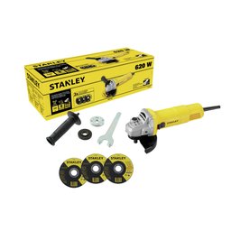 ESMERILHADEIRA STANLEY 4.1/2POL 620W C/3DISCOS INOX 220V - 1
