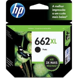 Cartucho De Tinta Hp N 662xl Preto - Cz105ab - 1