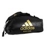Bolsa Mochila Adidas Boxing 2in1 Poliéster Preto/dourado Sport Bag Boxing - 1
