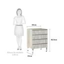 Ver imagem 2 de Balcão de Cozinha sem Tampo 60cm 4 Gavetas Luci Luciane Móveis