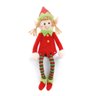 Enfeite Natalin Menina Elfo com Pernas Longas 35cm - 1