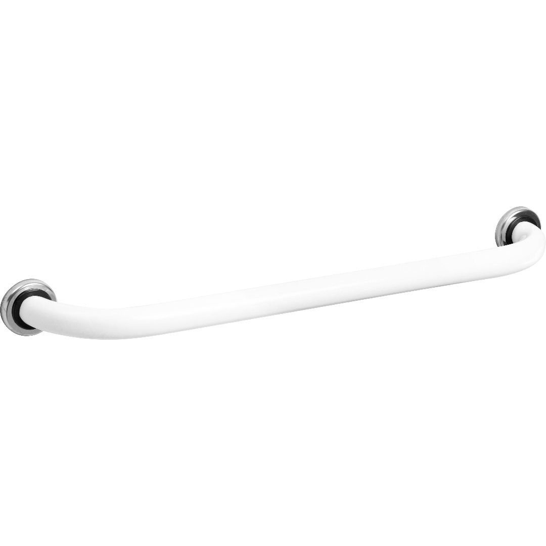 Barra de Apoio Branca para Banheiro Idoso 60cm - 2