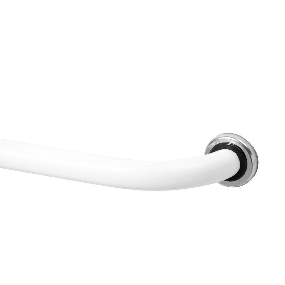 Barra de Apoio Branca para Banheiro Idoso 60cm - 3