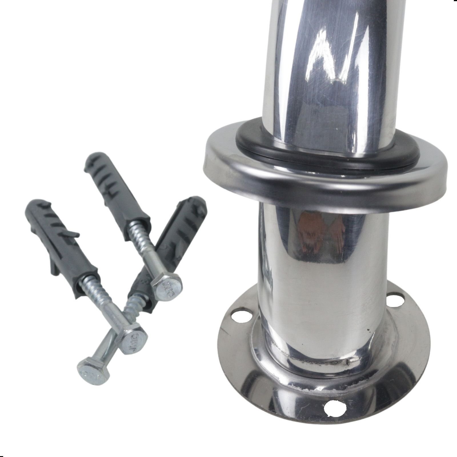 Barra de Apoio Branca para Banheiro Idoso 60cm - 4