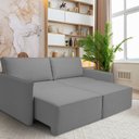 Ver imagem 1 de Sofá para Sala de Estar Retrátil 198cm x 85cm Tecido Safira Paris