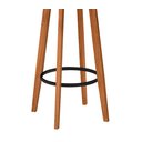 Ver imagem 5 de Aparador Mesa Bistro Magic Alta Área Gourmet Pés em Madeira Premium Sacada Hall Cor Preto