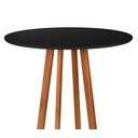 Ver imagem 4 de Aparador Mesa Bistro Magic Alta Área Gourmet Pés em Madeira Premium Sacada Hall Cor Preto