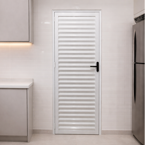 Porta Palheta Alumínio Branco 210x60 Lado Direito Linha 25 Esmeralda
