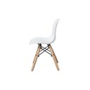 Ver imagem 3 de Cadeira Eames Infantil Branca - Base Madeira Natural