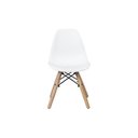 Ver imagem 2 de Cadeira Eames Infantil Branca - Base Madeira Natural