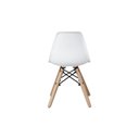 Ver imagem 4 de Cadeira Eames Infantil Branca - Base Madeira Natural