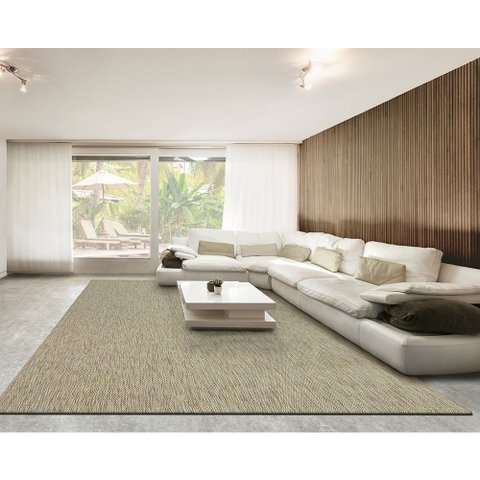 Tapete São Carlos Sisal Sintético New Boucle Palha 3,00 X 4,00
