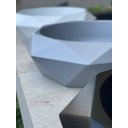 Ver imagem 5 de Cuba Concreto Artesanal de Sobrepor 3d - Mod Diamond- Preta