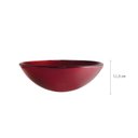 Ver imagem 5 de Cuba de Vidro 31cm x 11,5cm sem Válvula Jaspe Astra Vermelho