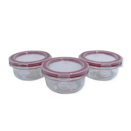 Conjunto de Potes em Vidro Borosilicato 150ml 3 Peças Wincy - 3