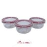 Conjunto de Potes em Vidro Borosilicato 150ml 3 Peças Wincy - 5