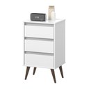 Ver imagem 4 de Mesa de Cabeceira Alecrim Retrô Branco