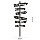 Ver imagem 3 de Adesivo Decorativo Parede Placas Cidades