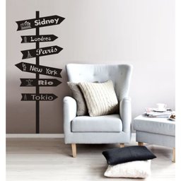Adesivo Decorativo Parede Placas Cidades - 2