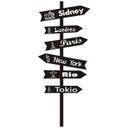 Ver imagem 1 de Adesivo Decorativo Parede Placas Cidades