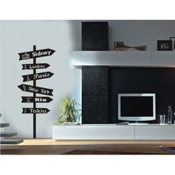 Adesivo Decorativo Parede Placas Cidades - 4