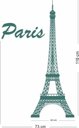 Ver imagem 1 de Adesivo Decorativo de Parede e Porta - Torre Eiffel Paris