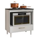 Ver imagem 1 de Balcão para Cooktop 80 Branco - Nicioli