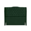 Ver imagem 2 de Cabeceira de Cama Box Casal 140 Cm Dubai Premium - Veludo Verde