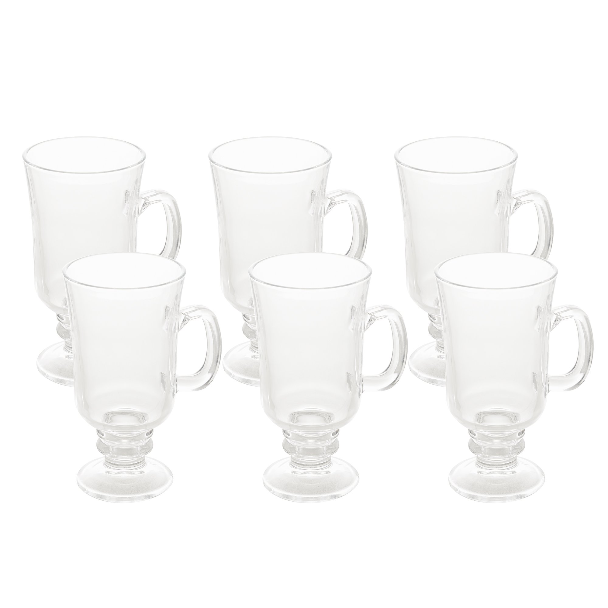 Conjunto 6 Taças de Vidro Para Cappuccino 250ml Lyor - 1
