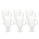 Ver imagem 1 de Conjunto 6 Taças de Vidro Para Cappuccino 250ml Lyor