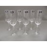 JOGO COM 6 TA&Ccedil;AS EM CRISTAL PARA CHAMPAGNE FLORENCE 190ML - BOHEMIA - 1