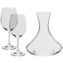 Ver imagem 1 de JOGO EM CRISTAL DECANTER 1500ML COM 2 TAÇAS 450ML FÓRUM - BOHEMIA