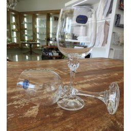 JOGO 6 TA&Ccedil;AS EM CRISTAL PARA VINHO TINTO J&Uacute;LIA 230ML - BOHEMIA - 3