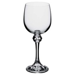 JOGO 6 TA&Ccedil;AS EM CRISTAL PARA VINHO TINTO J&Uacute;LIA 230ML - BOHEMIA - 2