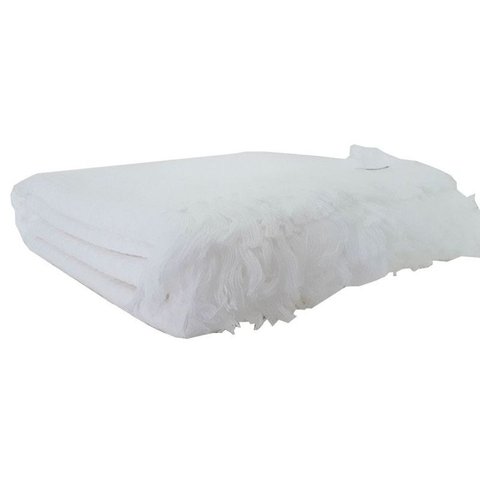 COLCHA CASAL IN DESIGN COM FRANJA BRANCA - BUDDEMEYER