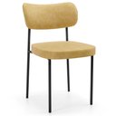 Ver imagem 5 de Kit 6 Cadeiras Decorativa Estofada para Sala de Jantar Melina L02 Couríssimo Casco Fendi - Lyam Deco