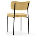 Ver imagem 7 de Kit 6 Cadeiras Decorativa Estofada para Sala de Jantar Melina L02 Couríssimo Casco Fendi - Lyam Deco