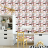 Papel de Parede Adesivo Desenho de Ursinho Quarto Bebê 3m - 4