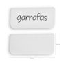 Kit 20 Placas Identificadoras Branca 5,5x2,5cm Caixa Organizadora Etiqueta Encaixe ou - 3