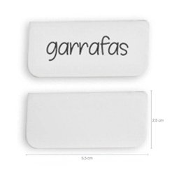 Kit 20 Placas Identificadoras Branca 5,5x2,5cm Caixa Organizadora Etiqueta Encaixe ou - 3 Kit 20 Placas Identificadoras Branca 5,5x2,5cm Caixa Organizadora Etiqueta Encaixe ou - 3