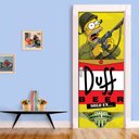 Ver imagem 1 de Adesivo para Porta Bar Personagem - P 70x210 cm