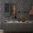Ver imagem 2 de Papel de Parede Casual Cafeteria Preto e Branco Gh Papel de Parede 2,5m