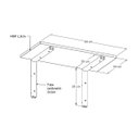 Ver imagem 3 de Prateleira em MDF Com Cantoneira Comac Preto 60 cm